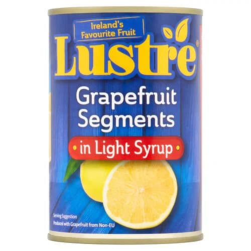 Lustre Grapefruit Segments in Light Syrup 410g