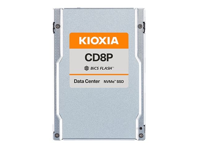 KIOXIA - CD8P-V Series KCD8XPUG6T40 - SSD - Data Centre, Mixed Use - 6400 GB - internal - 2.5" - PCI Express 5.0 x4 (NVMe)