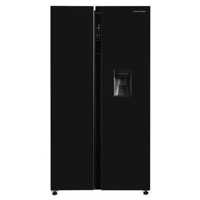 Refurbished Russell Hobbs 439 Litre Side-By-Side American Fridge Freezer - Black