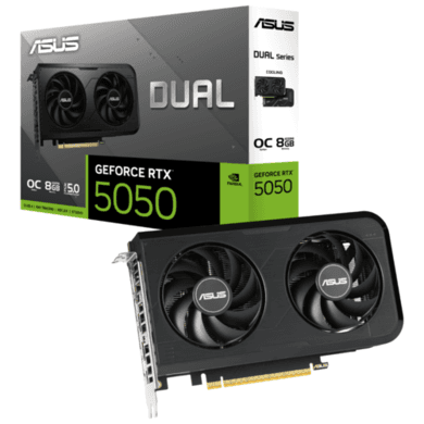 Box Opened ASUS GeForce RTX 5050 8GB GDDR7 Graphics Card