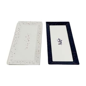 Midnight Blue Platter Two-Piece Set