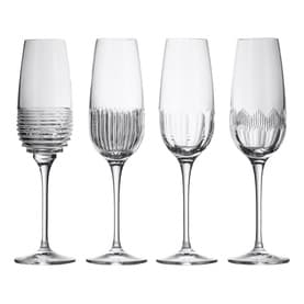 Mixology Flute Mixed Set of Four
