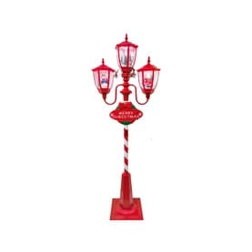 Musical Triple Lantern LED Christmas Decoration 214cm