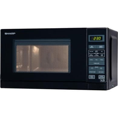 Sharp 20L Freestanding Solo Digital Microwave Oven - Black