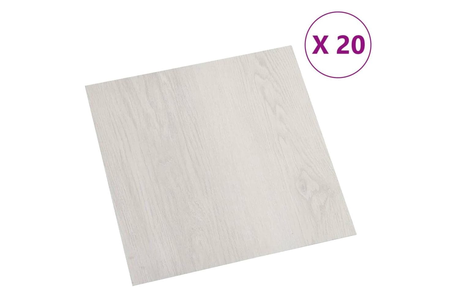 Vidaxl Self-adhesive Flooring Planks 20 Pcs Pvc 1.86 Sq M Beige