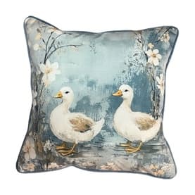 Velvet Vintage Duck Cushion