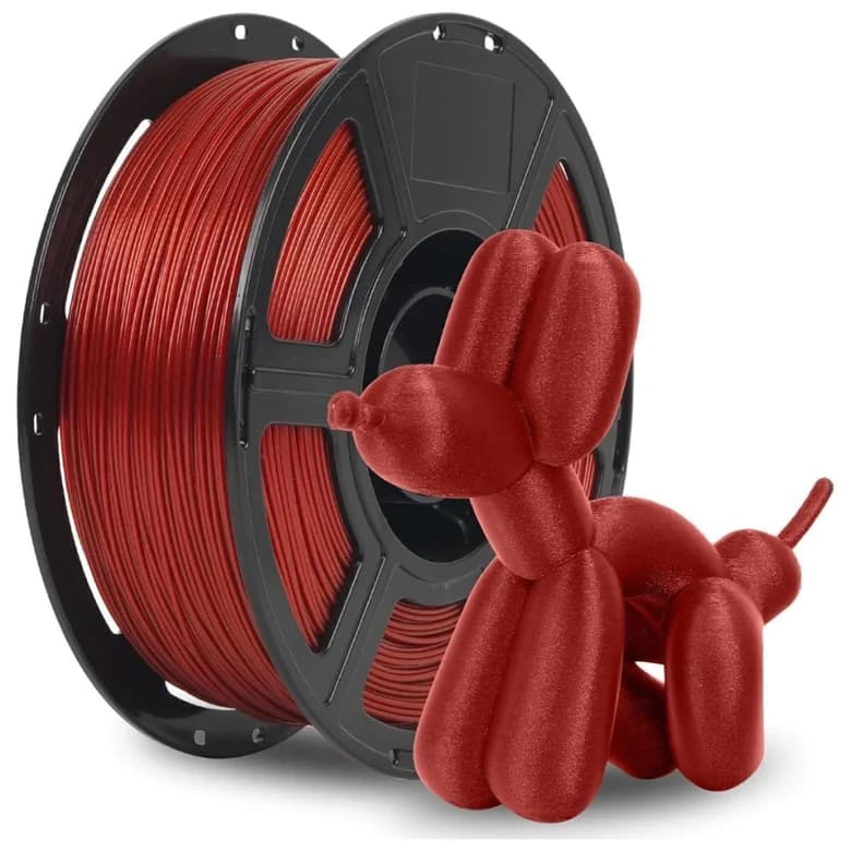 Flashforge PLA Galaxy 3D Printing Filament 1.75mm 1kg - Red | 90008738002