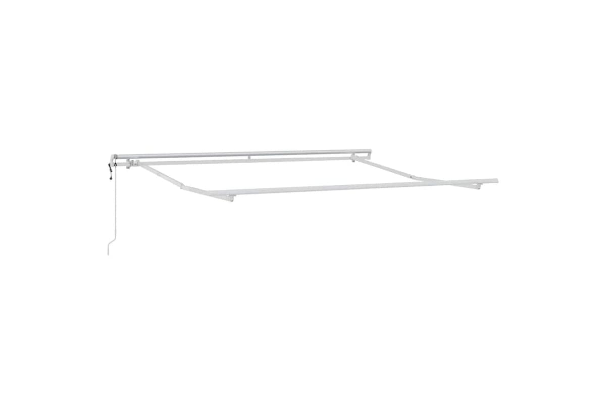 Vidaxl Awning Manual White 35 X 25 M Metal