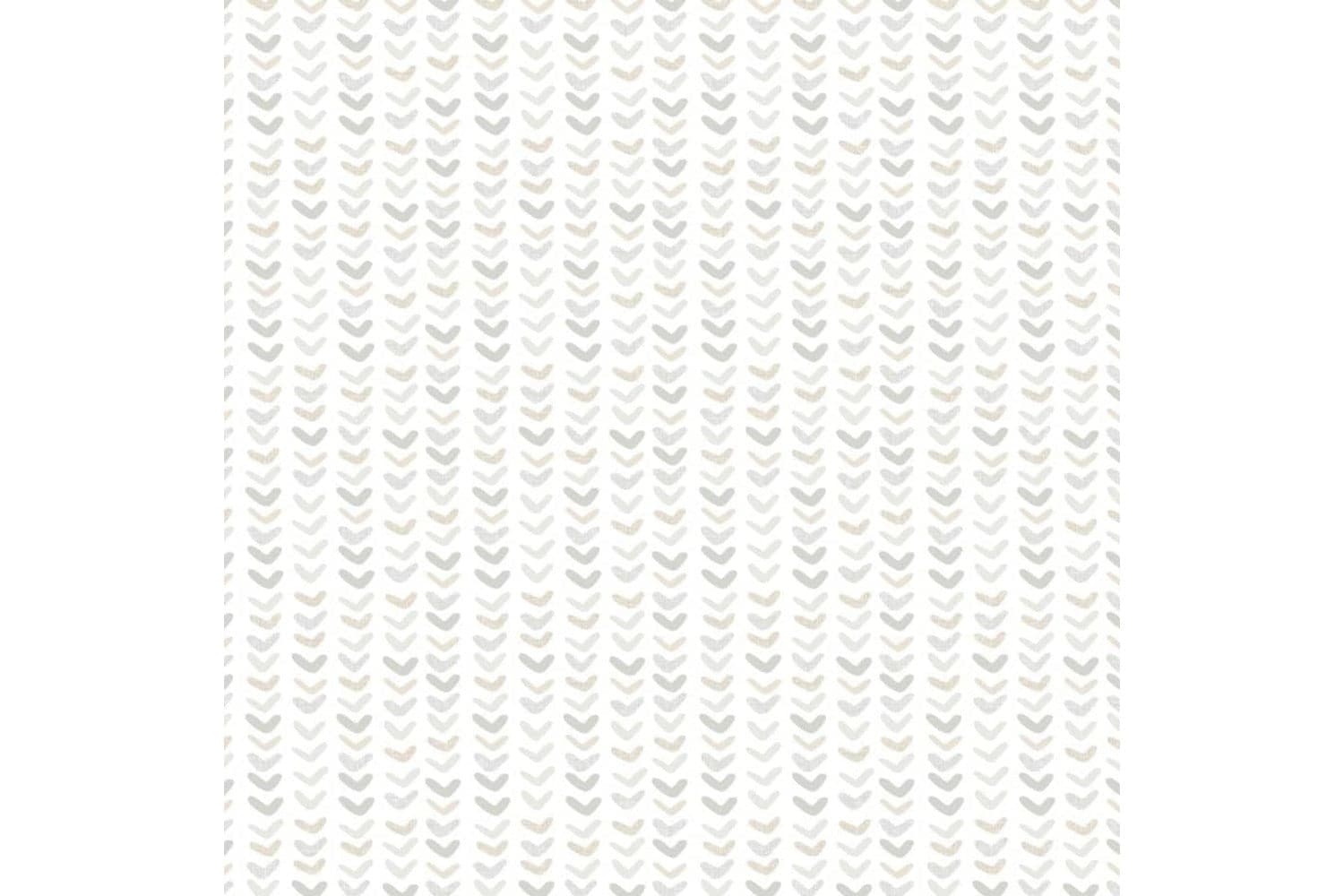 Noordwand 444875 Wallpaper Mondo Baby Small Harts White And Grey