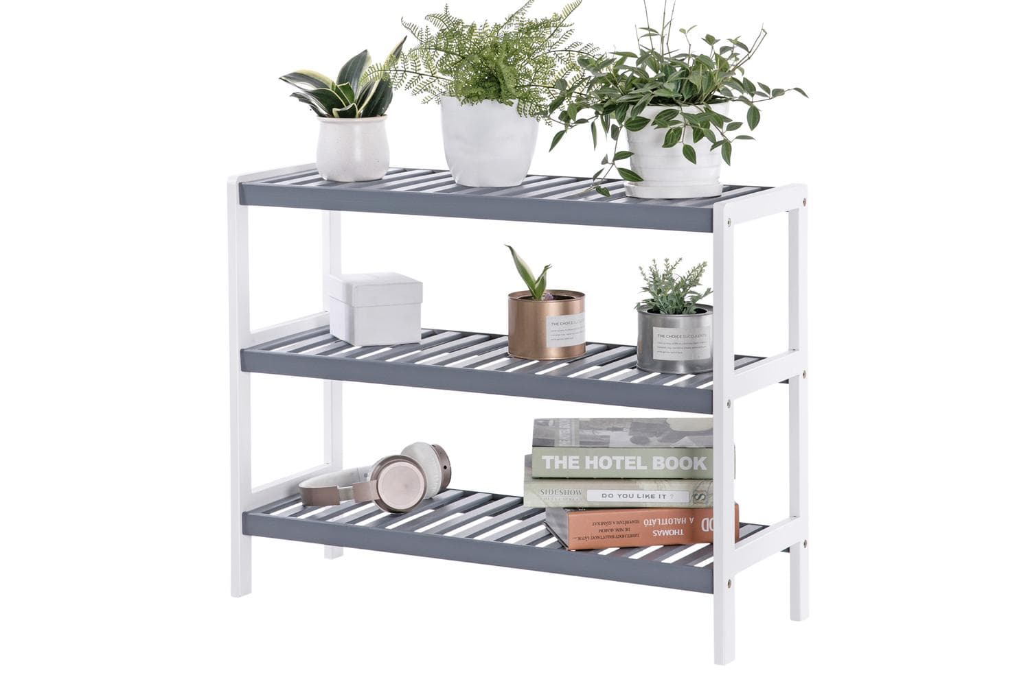 3-tier Bamboo Shoe Rack | Shoe Storage | Bamboo | 70.1 X 26.1 X 55.1 Cm
