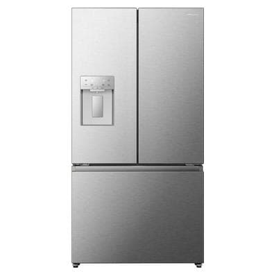 HISENSE            FRENCH DOOR PLUMBED ICE AND WATER AMERICAN FRIDGE FREEZER