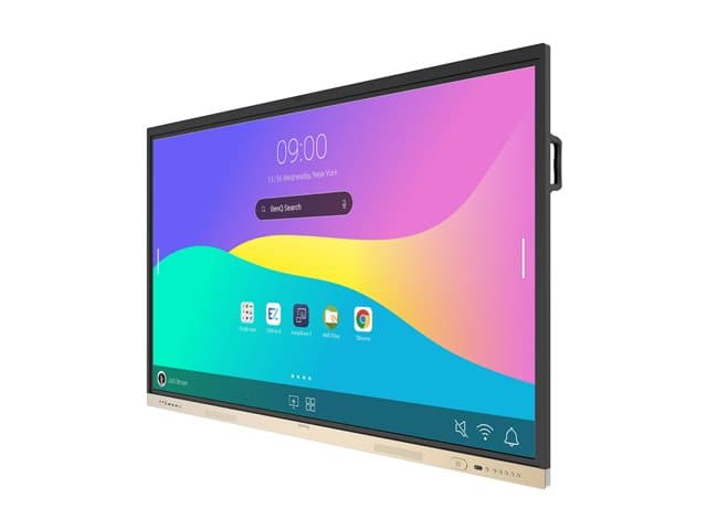 BENQ - RE9804FV - 98" Diagonal Class Essential Series LED-backlit LCD display - education - with built-in interactive whiteboard, touchscreen (multi touch), 4K camera and 8-microphone array - Android - 4K UHD (2160p) 3840 x 2160
