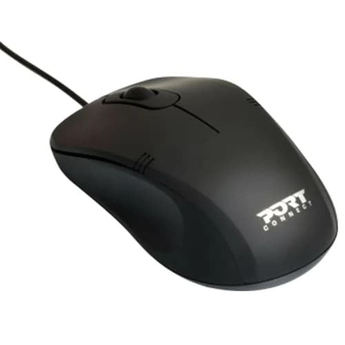 Port Connect Professional Wired Mouse - Black | 900400-PRO