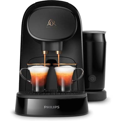 Philips L'Or Barista LM8014/60 Capsule Coffee Machine with Milk Frother | Black