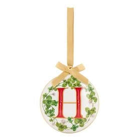 Enamel Letter H Decoration