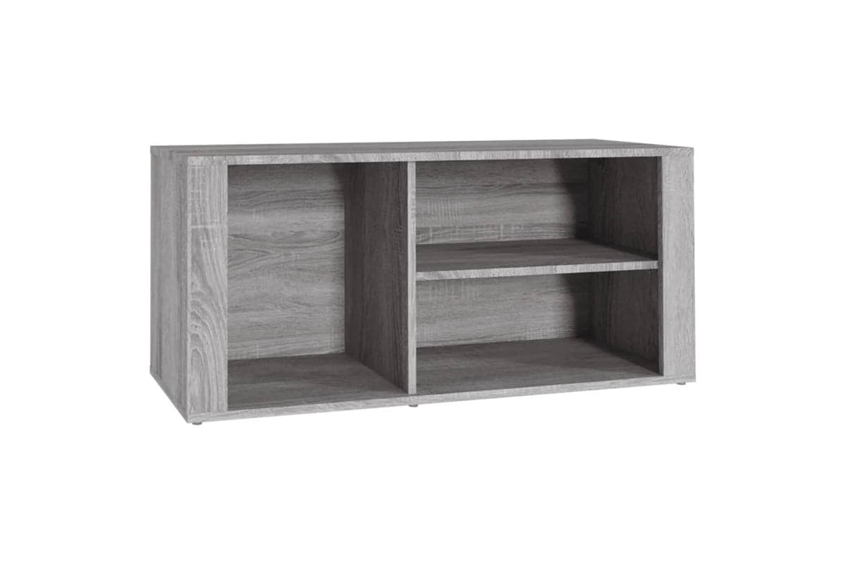 vidaXL 816926 Shoe Cabinet Grey Sonoma 100x35x45cm Engineered Wood
