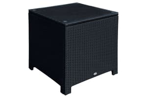 Outsunny Rattan Side Table | Black
