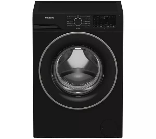 HOTPOINT Anti Stain HB113 UK 11 kg 1400 Spin Washing Machine - Black