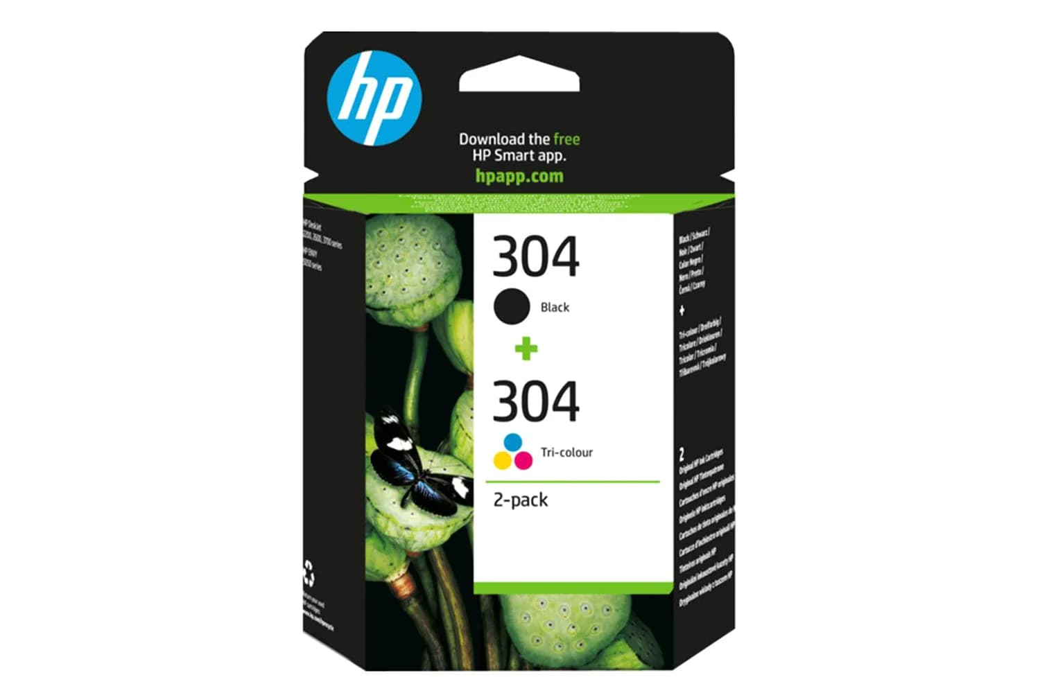 HP 304 Original Ink Cartridges | Black/Tri-Colour | Pack of 2
