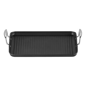 Toughened Non-Stick Ribbed Rectangular Grill 35cm