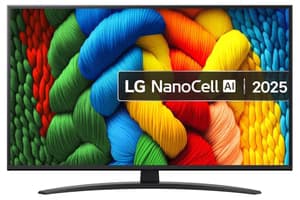 LG NANO81 50" 4K Ultra HD HDR LED Smart TV (2025) | 50NANO81A6A.AEK