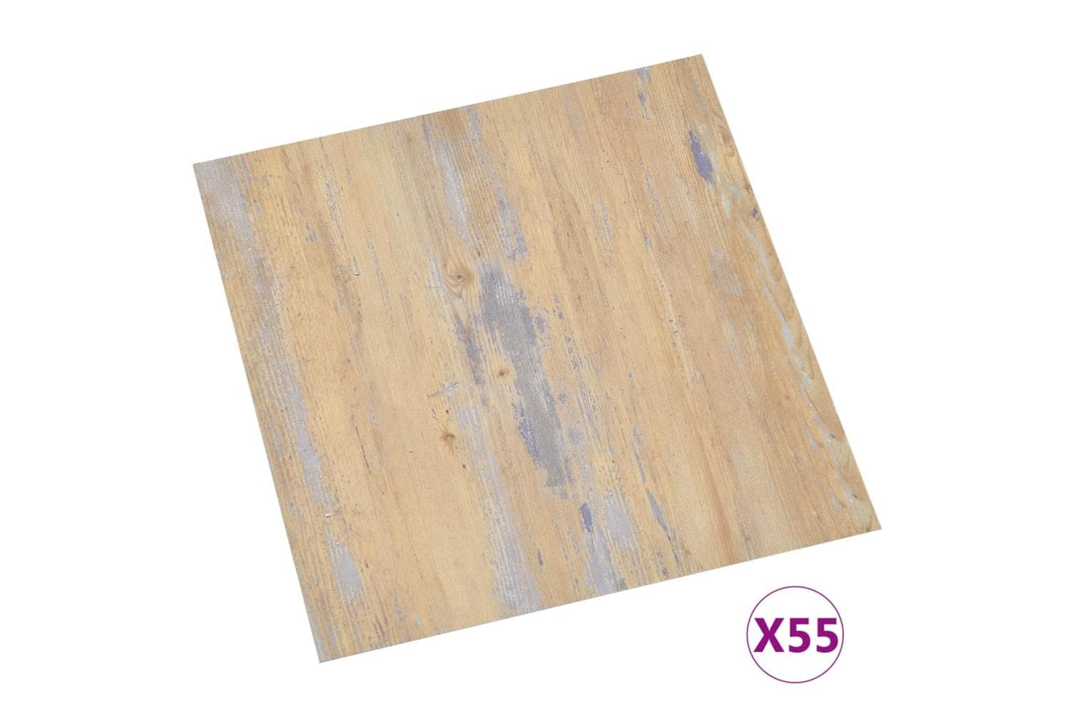 Vidaxl Self-adhesive Flooring Planks 55 Pcs Pvc 5.11 Sq M Brown