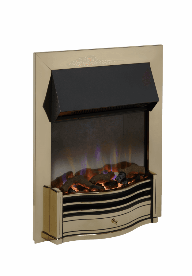 Dimplex Optiflame Dumfries Antique Brass 3D Inset Fire 2Kw