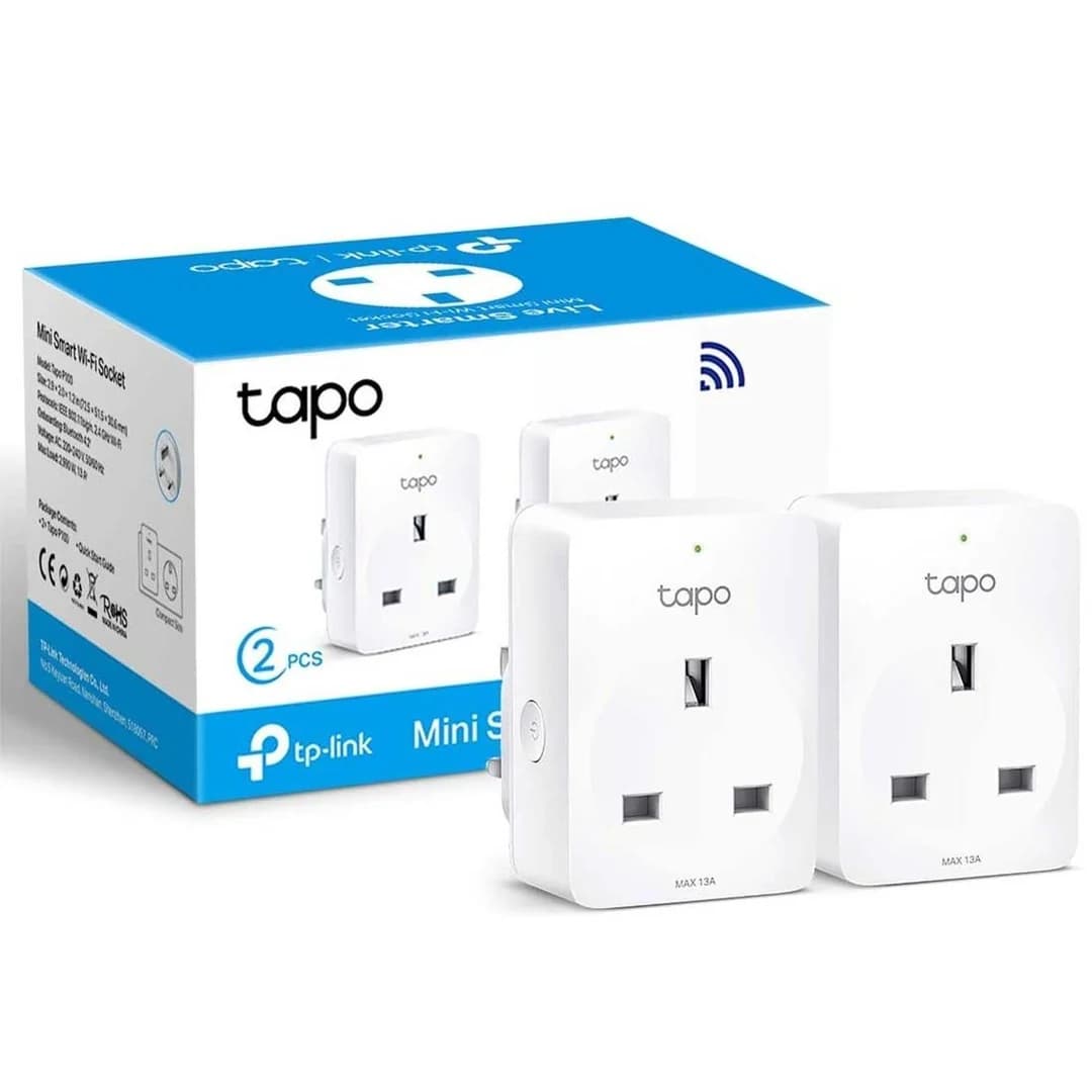 Tapo Mini Smart Wi-Fi Socket | 2 Pack