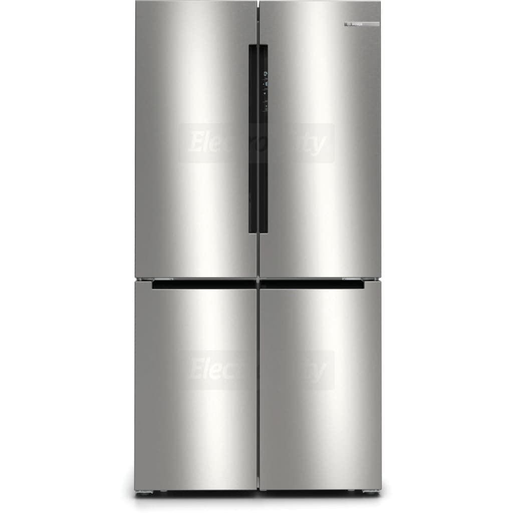 Bosch Series 4 French Door 605 Litre Freestanding Fridge Freezer | Brushed Steel