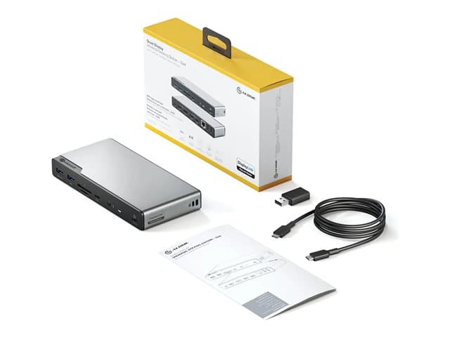 ALOGIC - DV4 - docking station - USB-C / USB-A - 3 x HDMI, DP - 1GbE