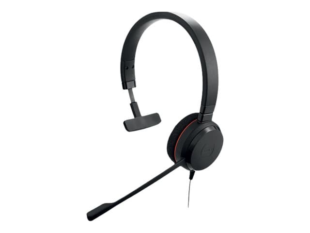 JABRA - Evolve 20SE UC mono - Headset - on-ear - wired - USB-C, USB-A - noise isolating - Certified for Microsoft Teams