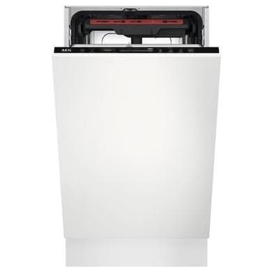 AEG 7000 GlassCare Integrated Slimline Dishwasher - C-rated Black Control Panel
