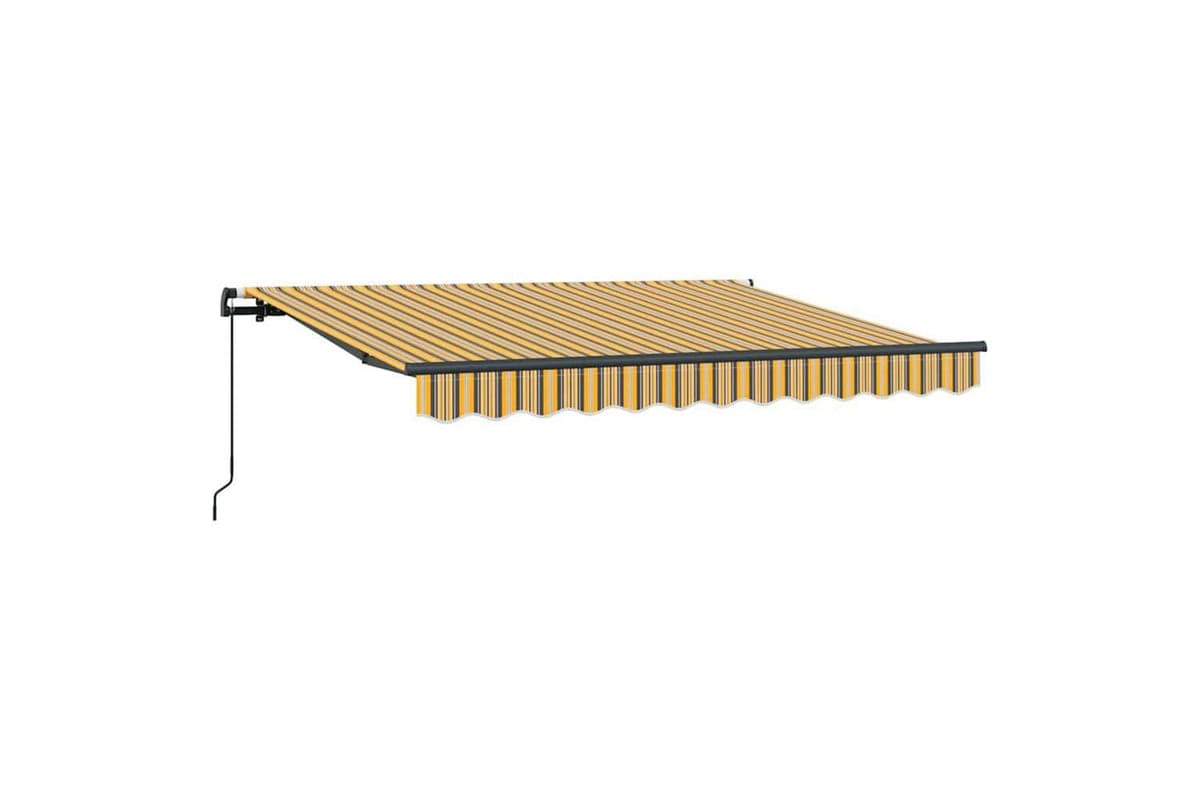 Vidaxl Retractable Awning Multicolour 350 X 200 Cm
