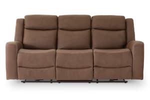 Atlanta 3 Seater Sofa | Power Recliner | Brown