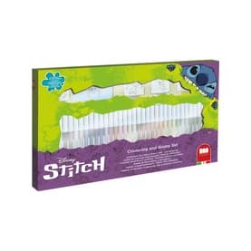 Stitch 42-Piece Colouring & Stamp Set