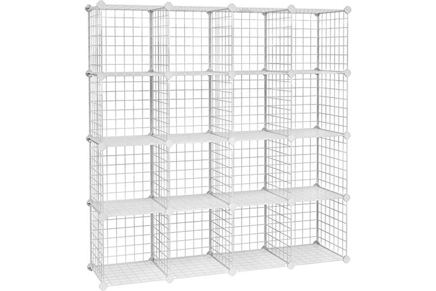 Songmics 16 Cube Metal Wire Storage Organiser