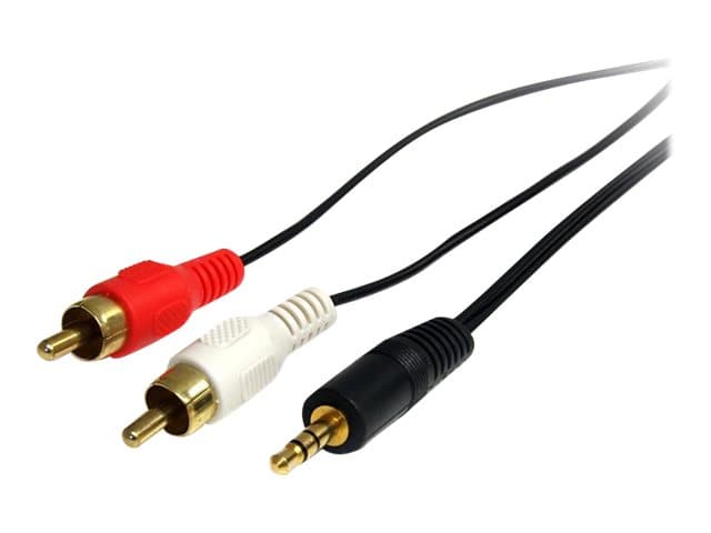STARTECH.COM - Startech 3 ft Stereo Audio Cable - 3.5mm Male to 2x RCA Male - heaDPhone jack to RCA - Mini jack to RCA - 3.5mm to RCA (MU3MMRCA) - audio cable - 92 cm