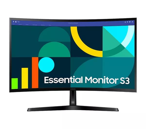 SAMSUNG LS27D366GAUXXU Full HD 27" Curved VA LCD Monitor - Black