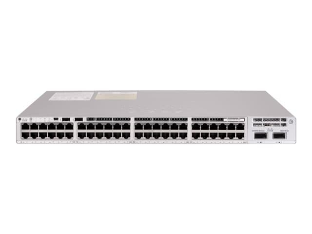CISCO - Catalyst 9200L - Network Essentials - switch - L3 - Managed - 12 x 100/1000/2.5G/5G/10GBase-T + 36 x 10/100/1000 (PoE+) + 4 x 10 Gigabit SFP+ (uplink) - rack-mountable - PoE+ (1440 W)