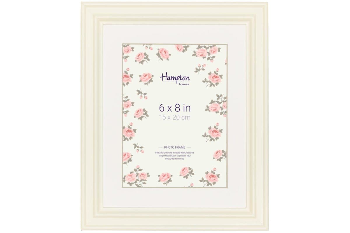 Helena 6×8" Photo Frame | White