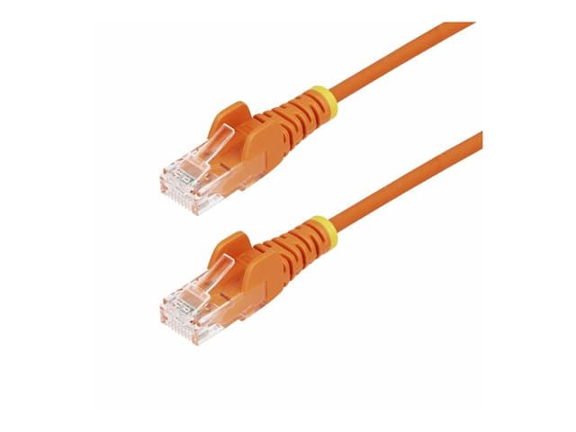 STARTECH.COM - Startech 3m Orange Slim CAT6 Ethernet Cable, Snagless, 28AWG, LSZH - patch cable - 3 m - orange