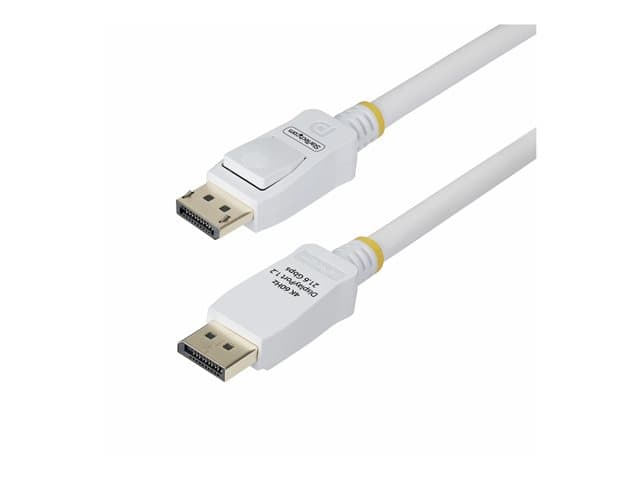 STARTECH.COM - StarTech 6ft White VESA Certified DisplayPort 1.2 Cable with Latches - DisplayPort cable - DisplayPort to DisplayPort - 1.8 m