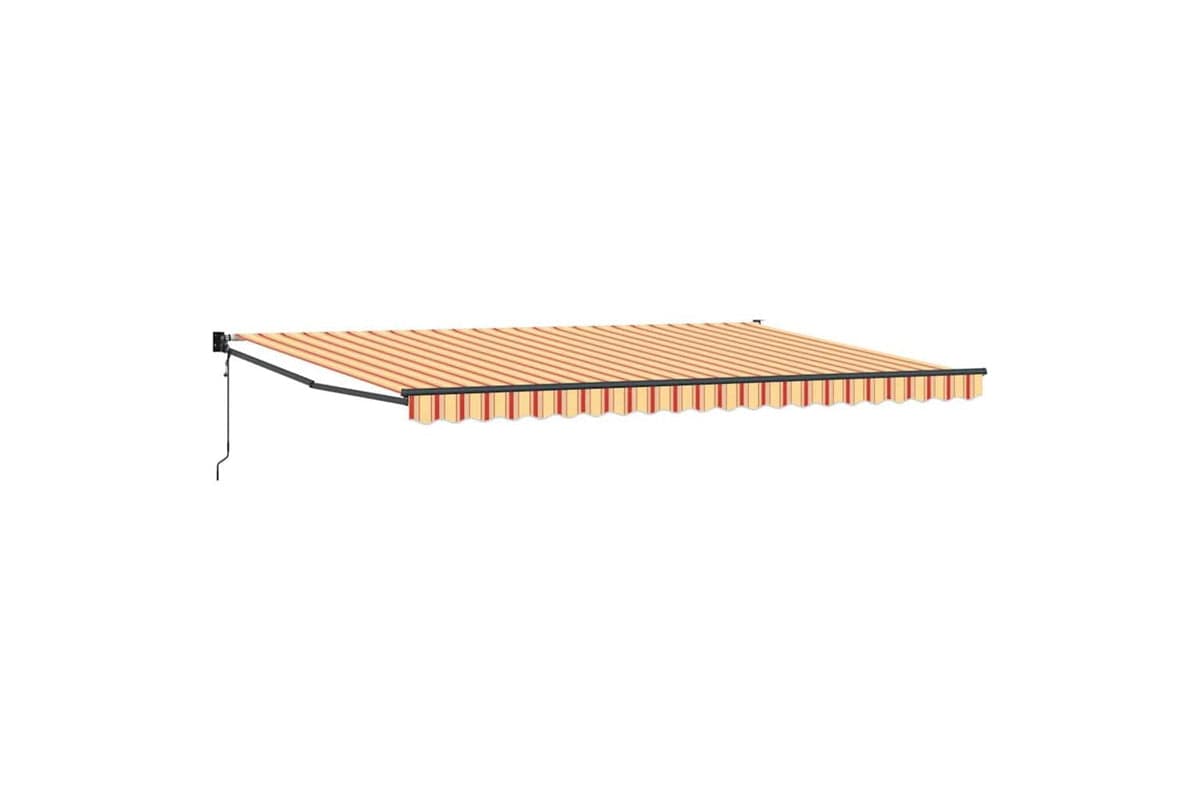 Vidaxl Retractable Awning Cream 500 X 300 Cm Fabric And Metal