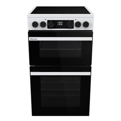 Refurbished Hisense HDCEC5C10W 50cm Electric Cooker with Air Fry - White