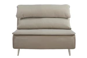 Henry 1 Seater Armless Sofa Bed | Taupe
