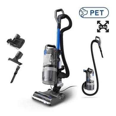 GRADE A1 - Vax CDUP-LOXR Upright Vacuum Cleaner – Powerful Multi-Cyclonic Bagless Vacuum for Carpets & Hard Floors