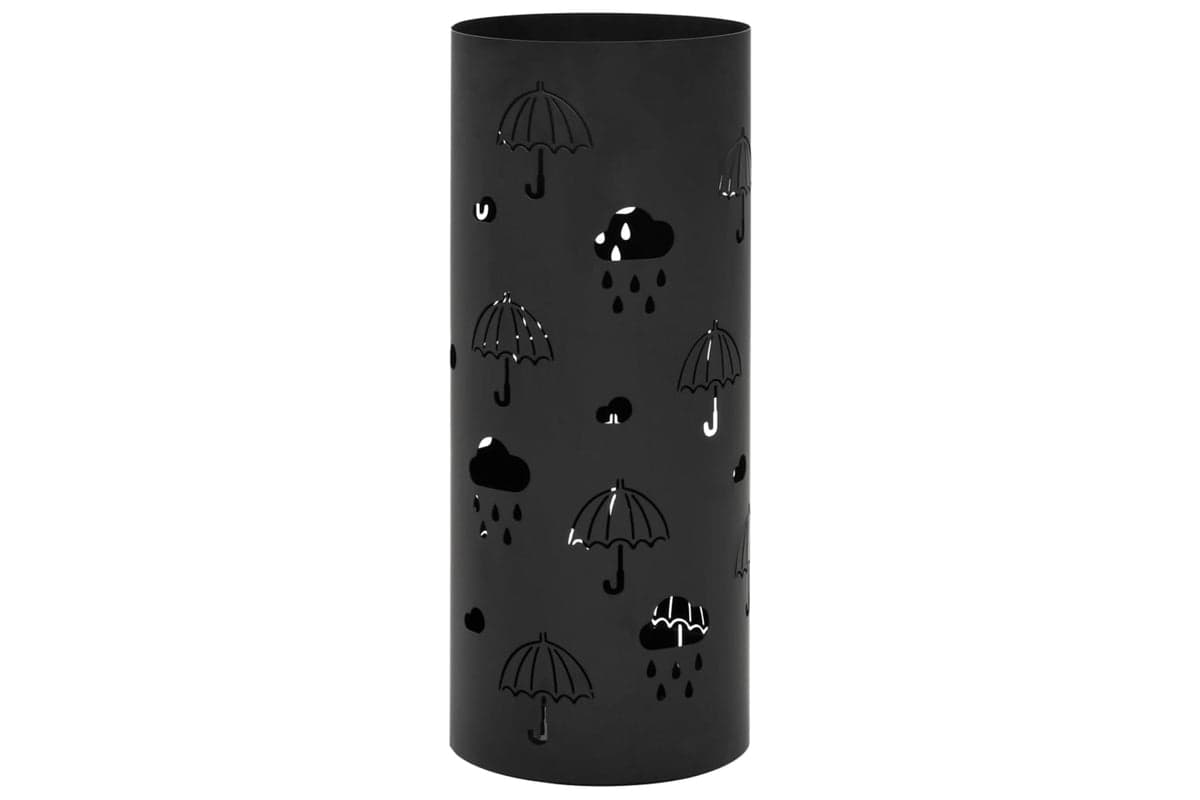 Vidaxl 246804 Umbrella Stand Umbrellas Steel Black