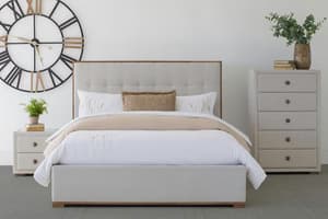Willow Ottoman Bed Frame | Super King | 6ft | Oat