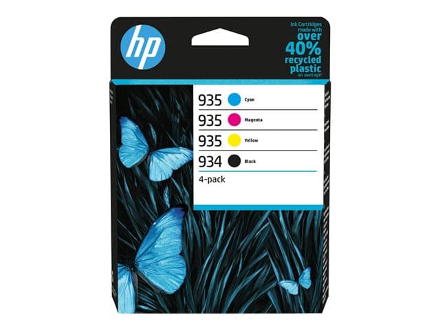 HP - 934/935 - 4-pack - black, yellow, cyan, magenta - original - ink cartridge