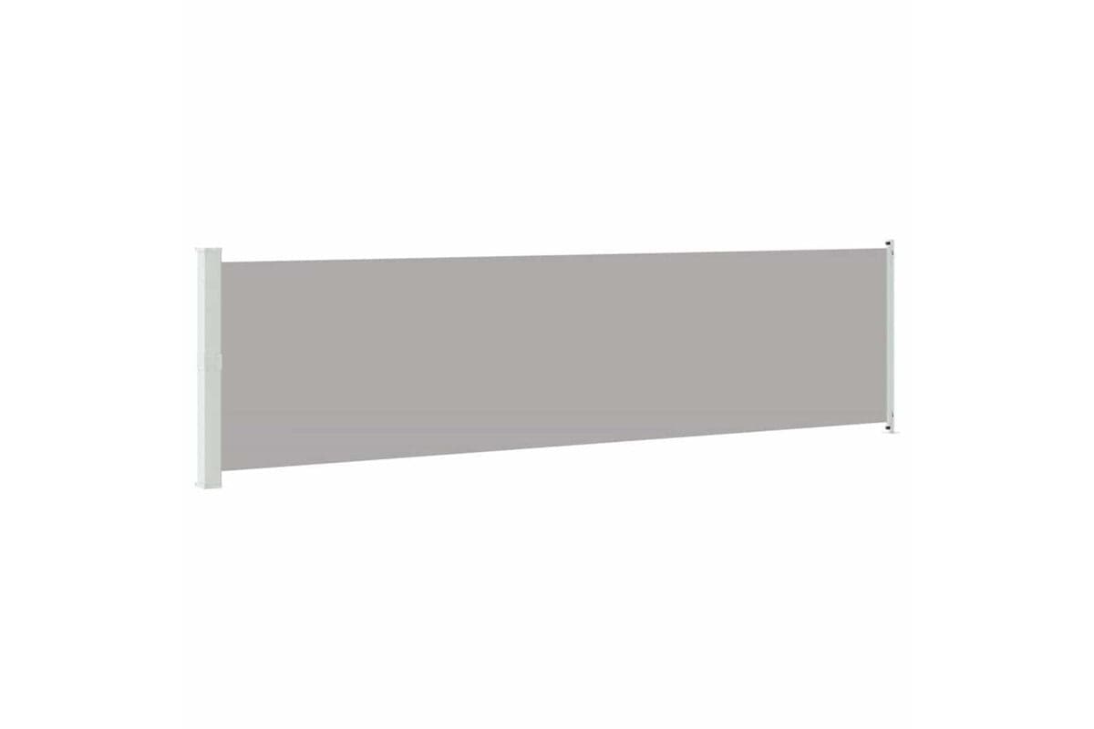 vidaXL Patio Retractable Side Awning 600x160cm Grey